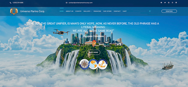 Welcome page